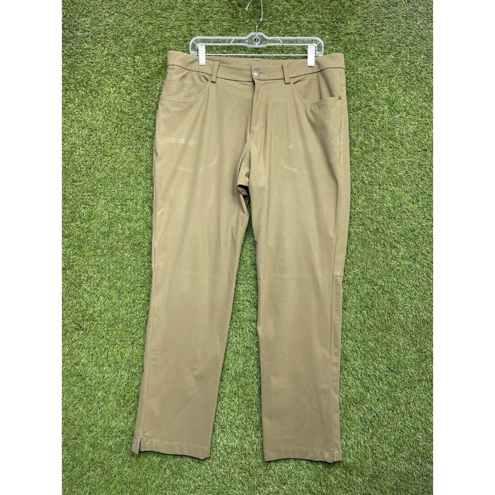 Lululemon ABC Pants Mens 36 Classic Tofino Sand Warpstreme Tech Preppy Stretch